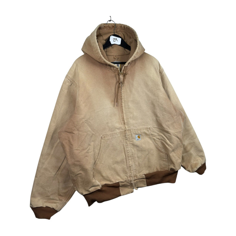 Vintage Carhartt Insulated Active Full Zip Hoodie