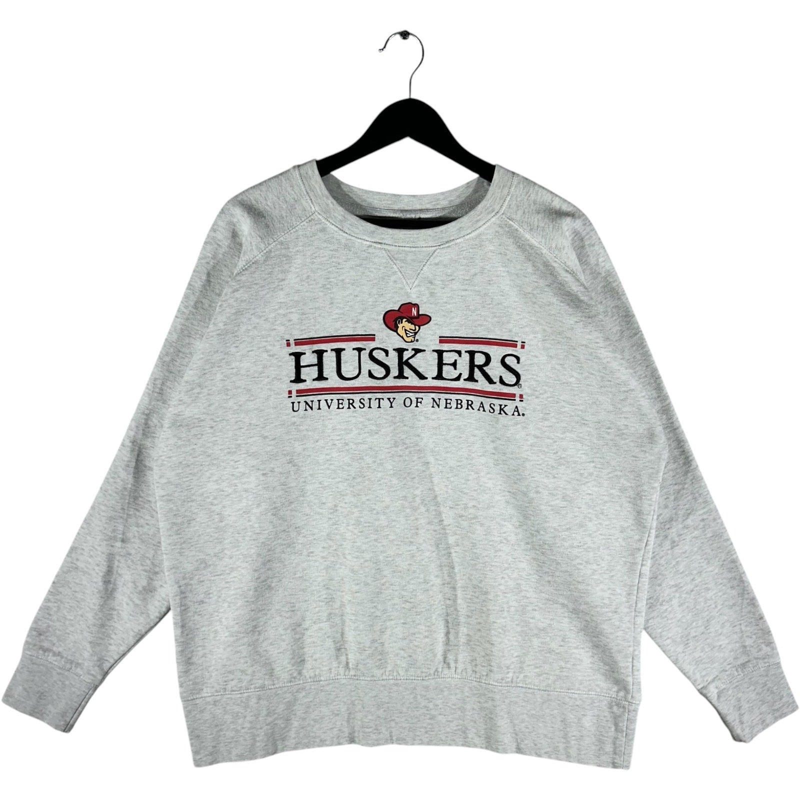 Vintage University Of Nebraska Huskers Spellout Crewneck