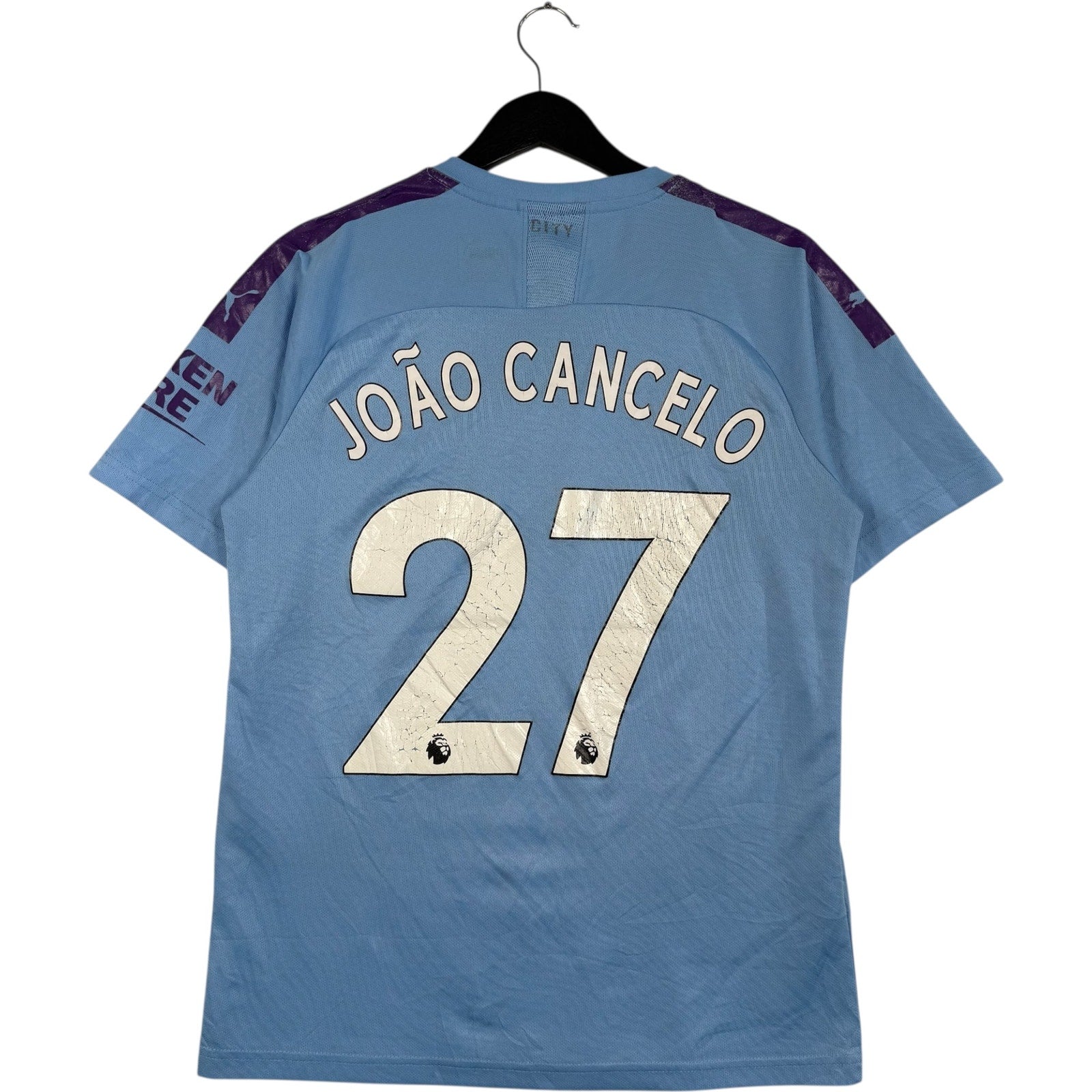 Vintage Manchester City #27 Joao Cancelo Soccer Jersey
