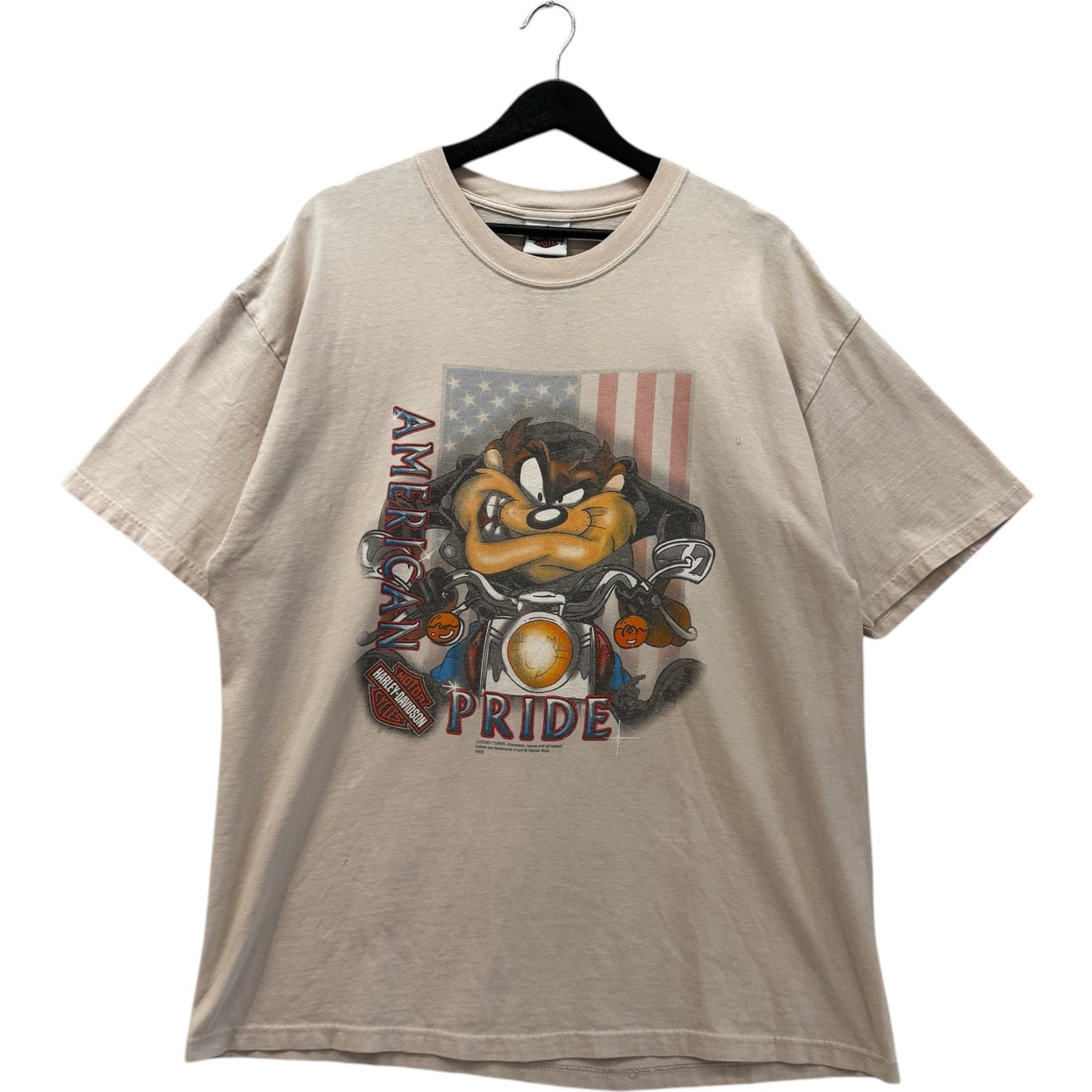 Vintage Harley Davidson Looney Tunes Taz Carroll, IA Tee
