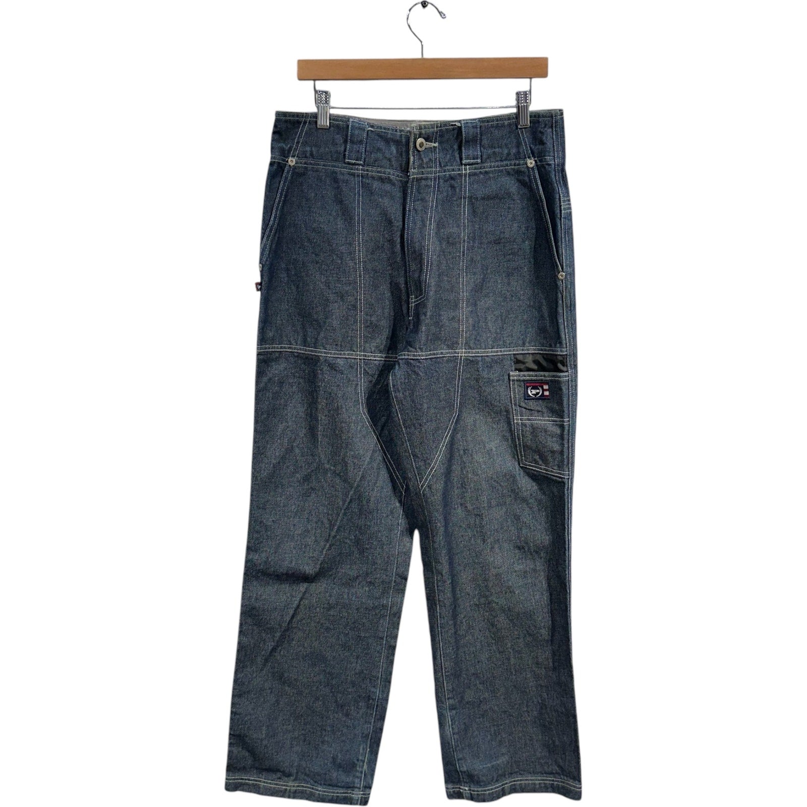 Vintage Phat Farm Wide Leg Denim Jeans 32 x 30