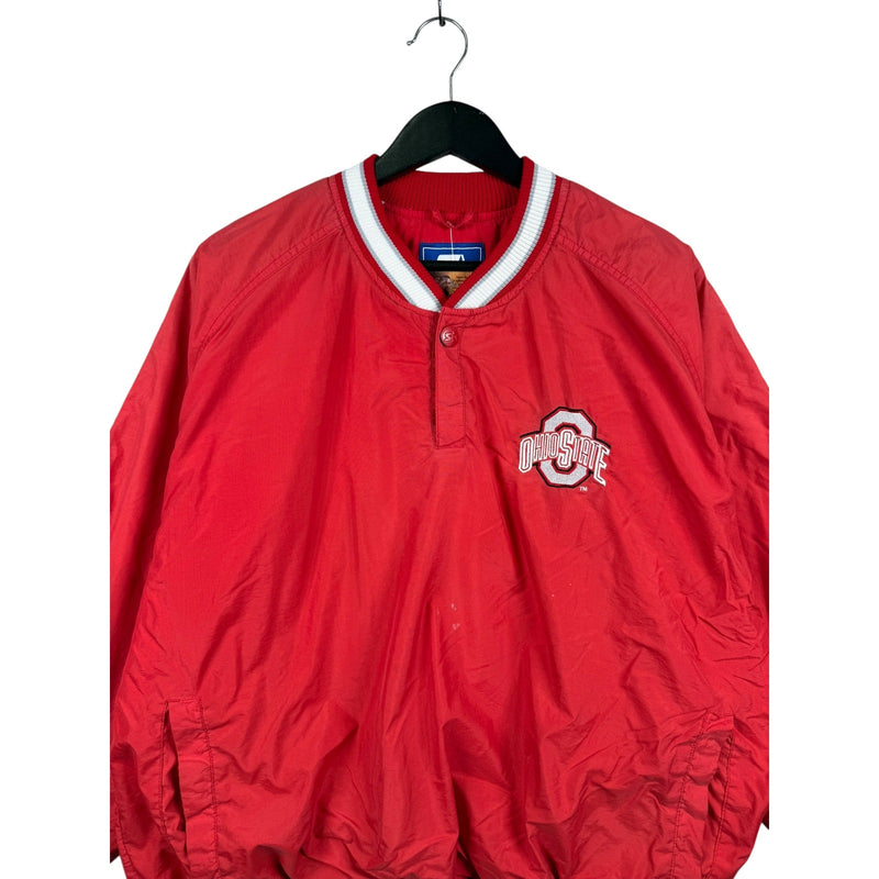 Vintage Starter Ohio State University Pullover Varsity Jacket