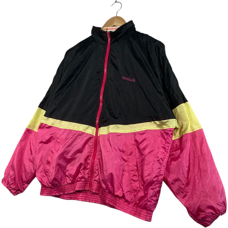 Vintage Reebok Back Logo Full Zip Light Jacket