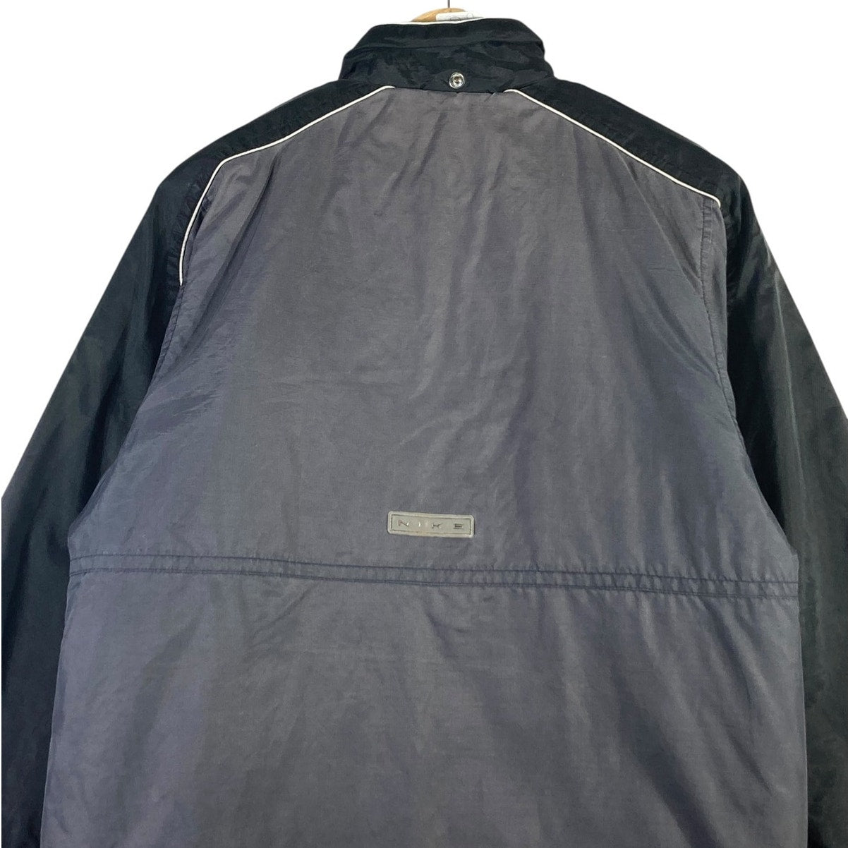Vintage Nike White Swoosh Full Zip Windbreaker