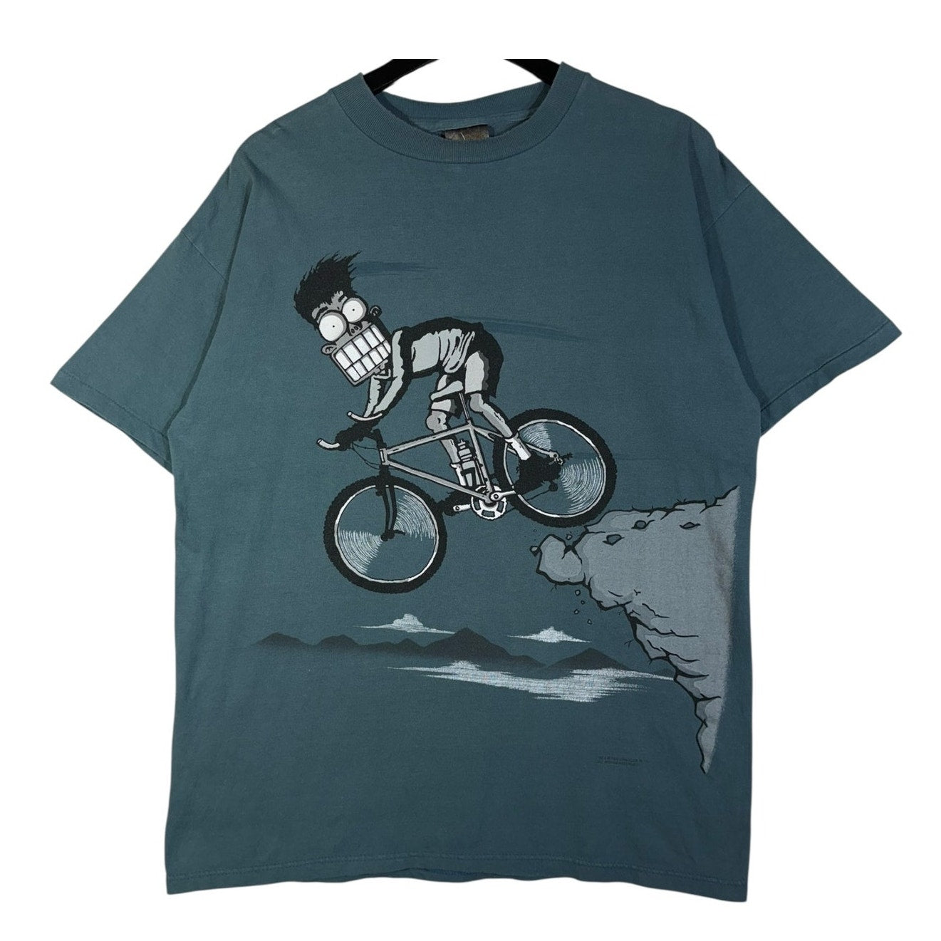Vintage Scared Stiff Mountain Biking T-Shirt