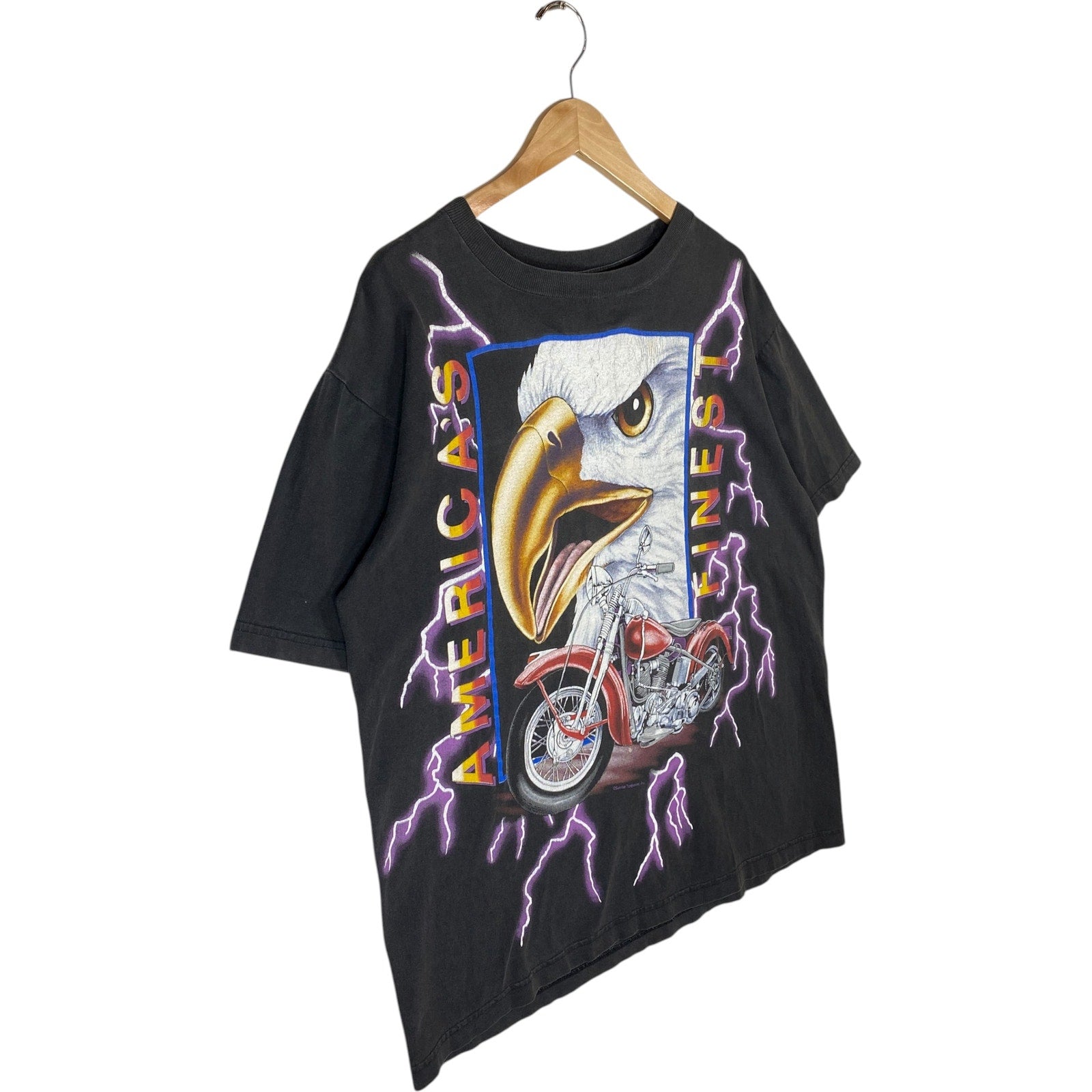 Vintage America’s Finest Eagle Motorcycle T-Shirt