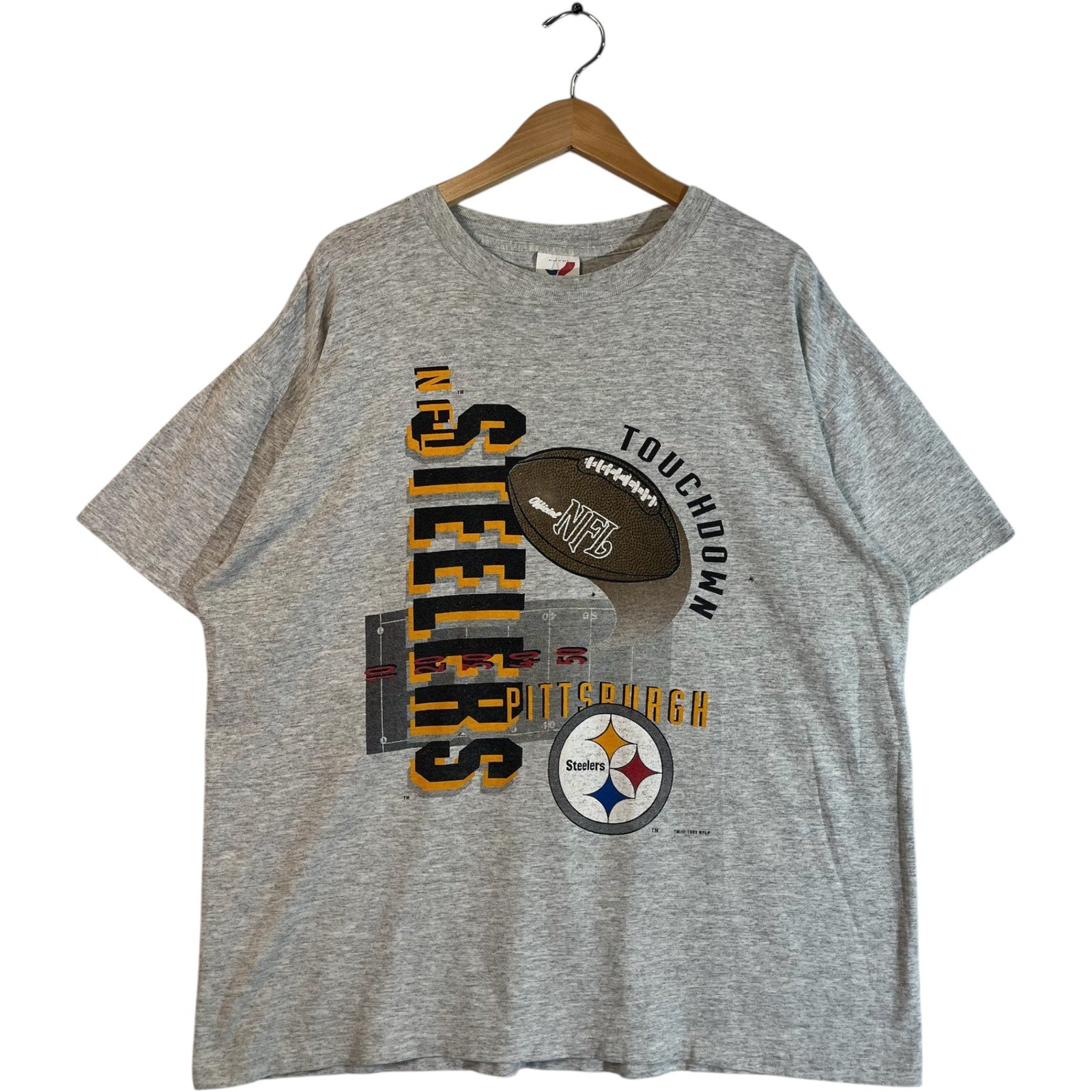 Vintage Pittsburgh Steelers Touchdown NFL Tee