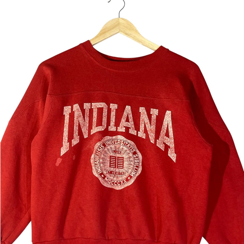 Vintage Champion Indiana University Hoosiers Crewneck Small