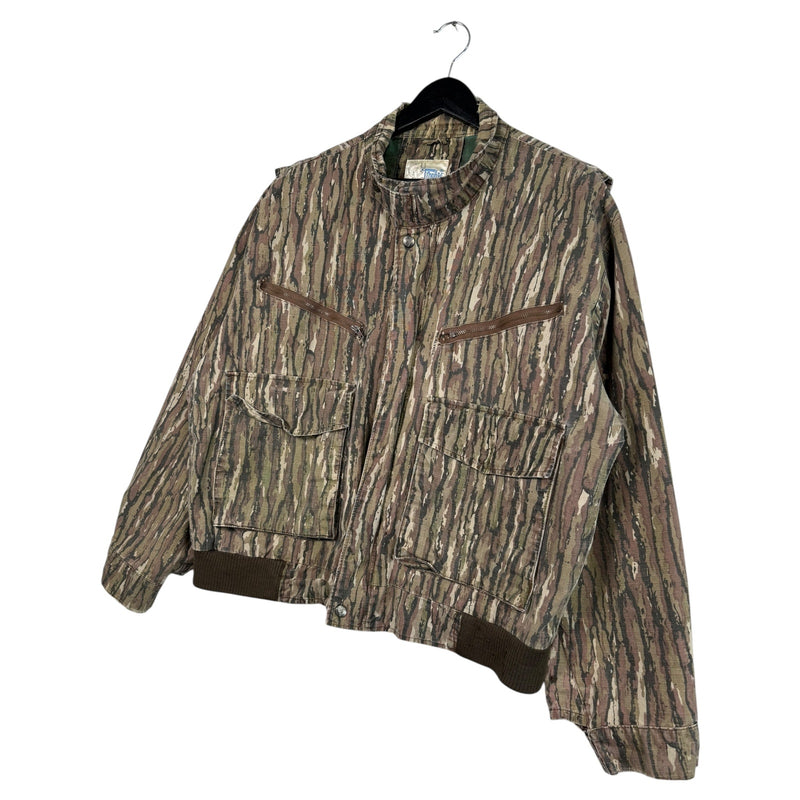 Vintage Hardwood Camouflage Full Zip Light Jacket