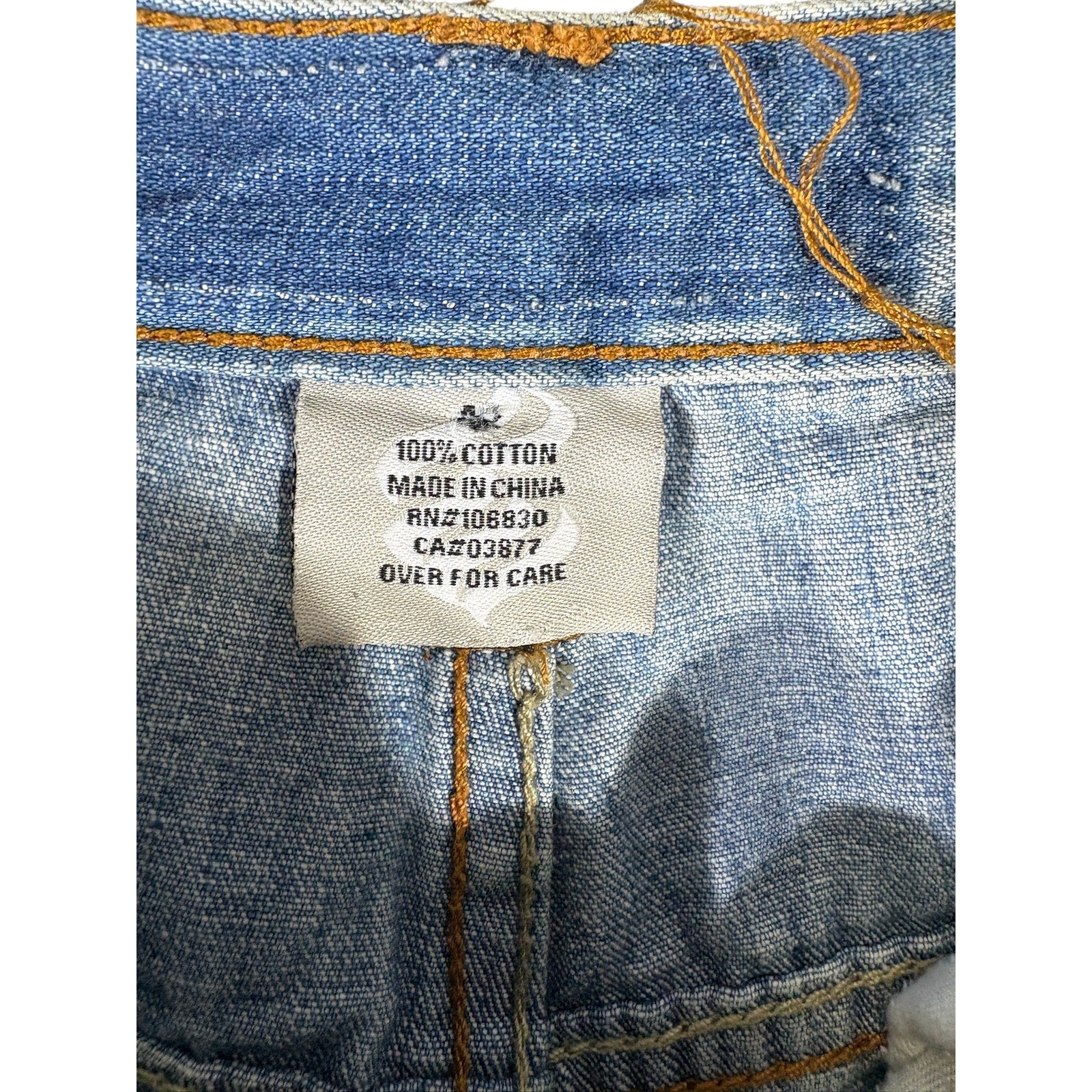 Vintage Bermuda Utility Denim Shorts 34x15