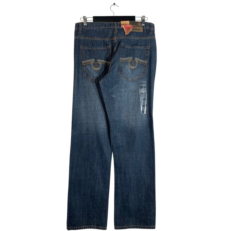 Vintage NWT Attitude Straight Leg Denim Jeans 32x32