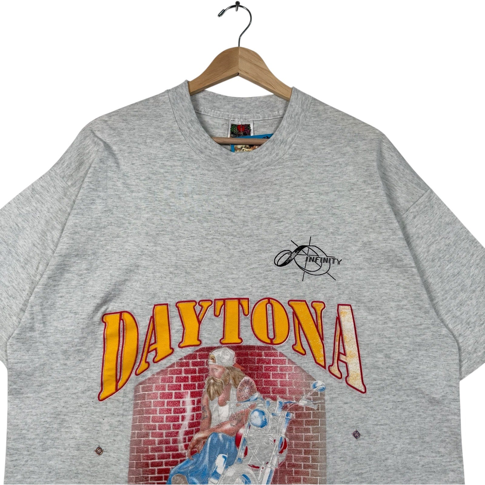 Vintage Daytona Biketoberfest Souvenir Biker Tee 90s