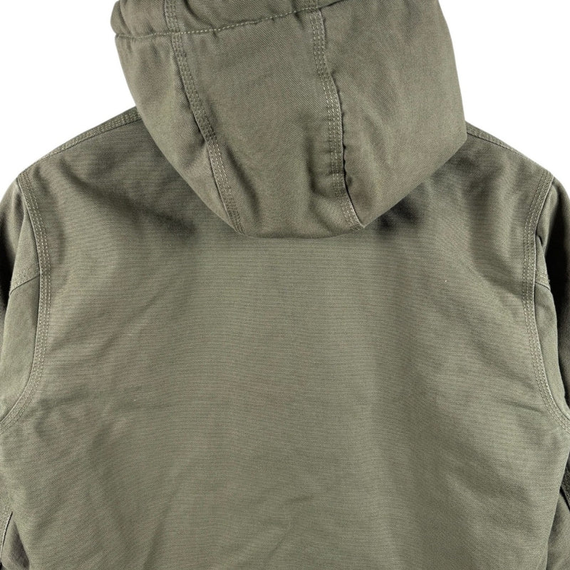 Vintage Carhartt Quilted Full Zip Hooded Workwear Jacket