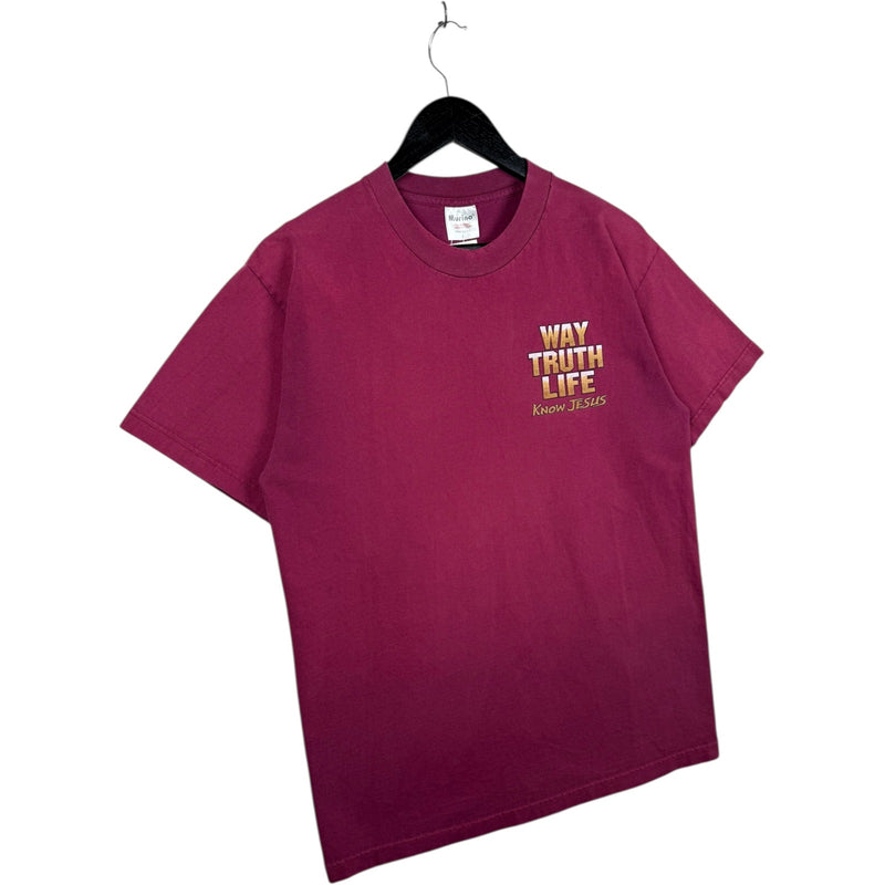 Vintage John 14:6 Way Truth Life Know Jesus T-Shirt