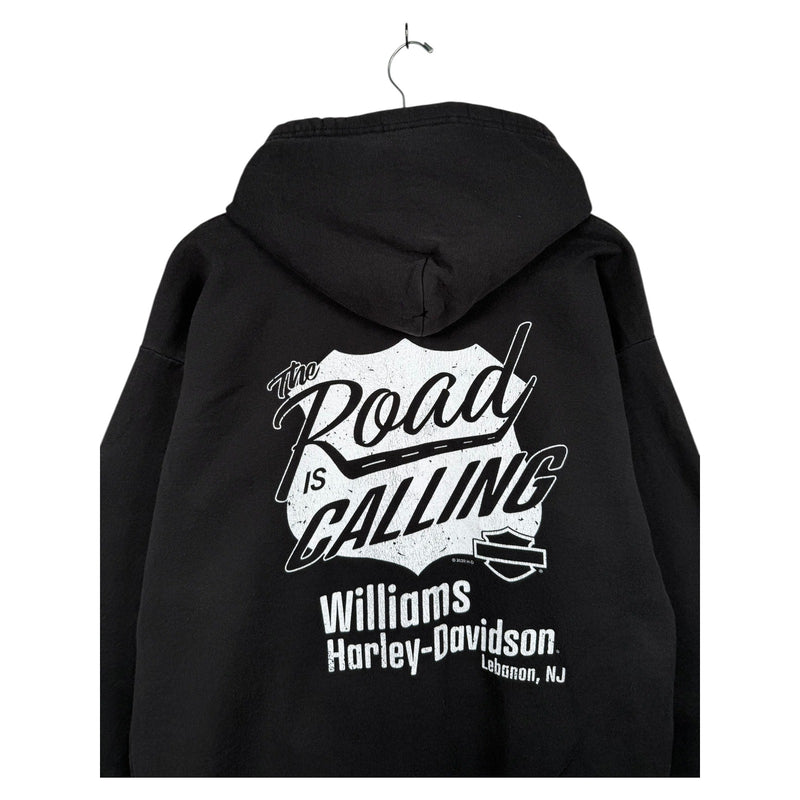 Vintage Harley Davidson #1 USA Flag Hoodie