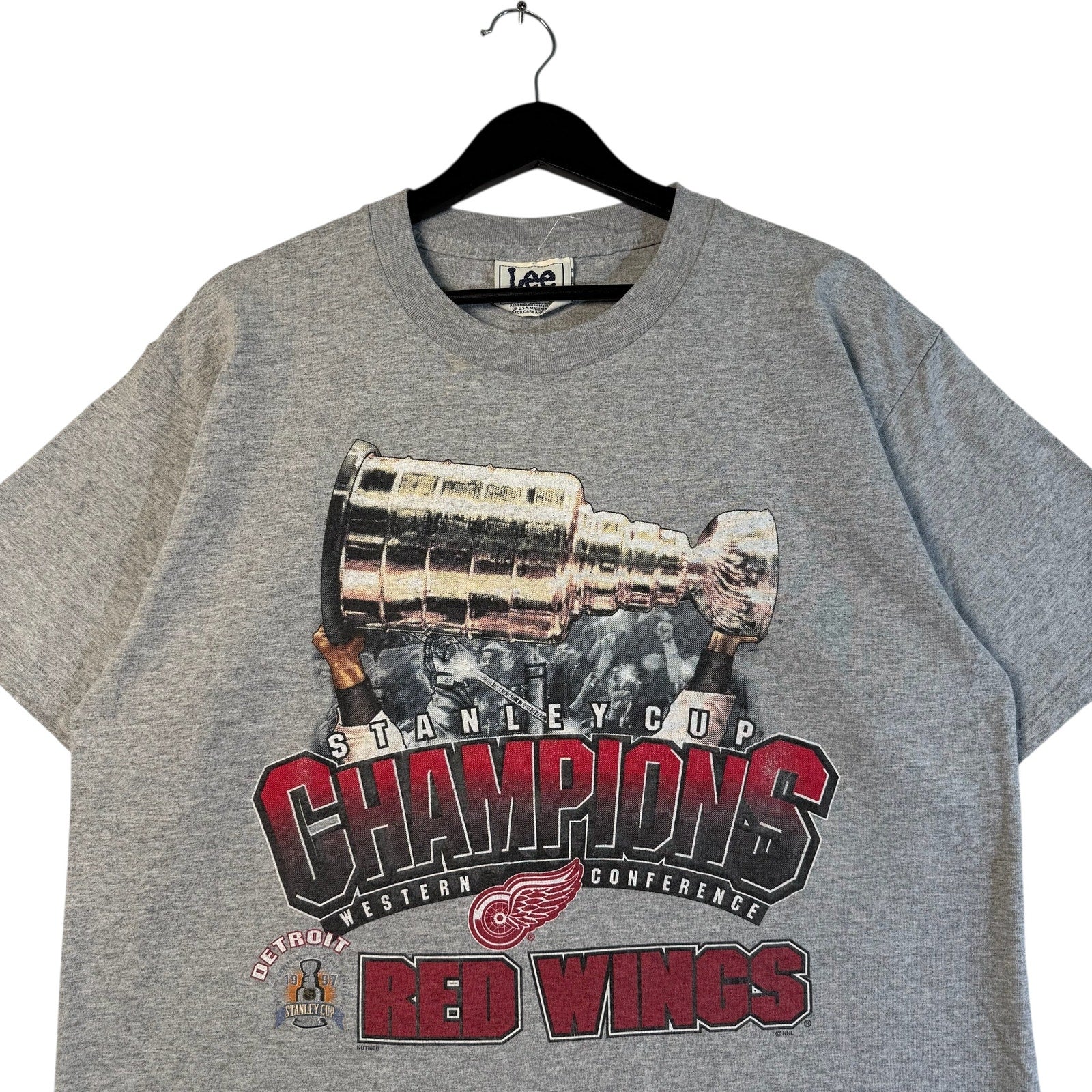 Vintage 1997 Detroit Red Wings Stanley Cup Champions Tee