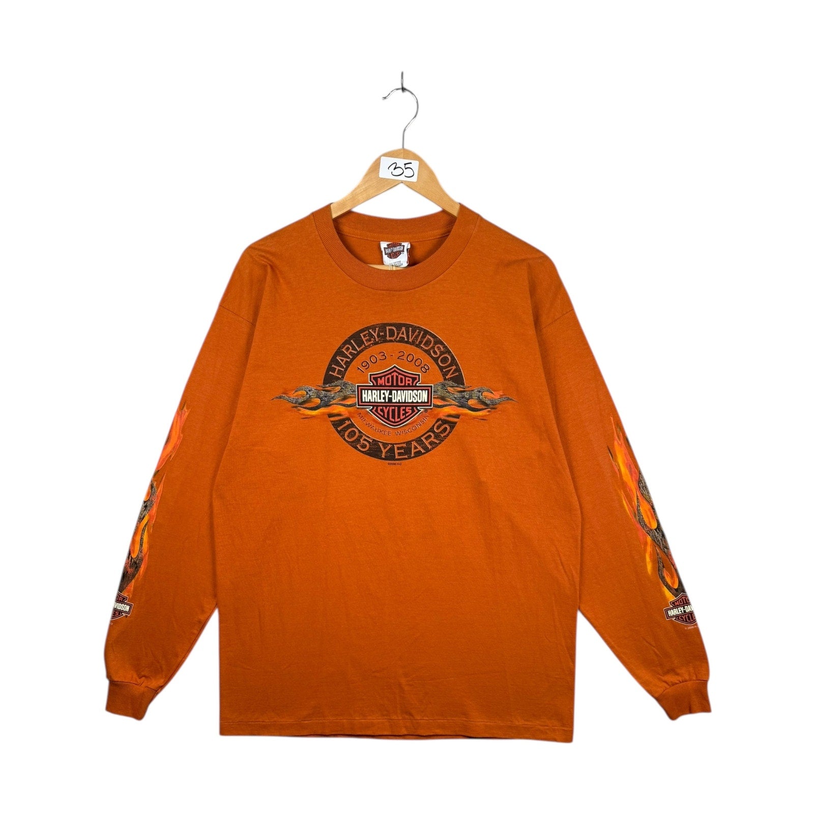 Vintage Harley Davidson 105th Anniversary Long Sleeve