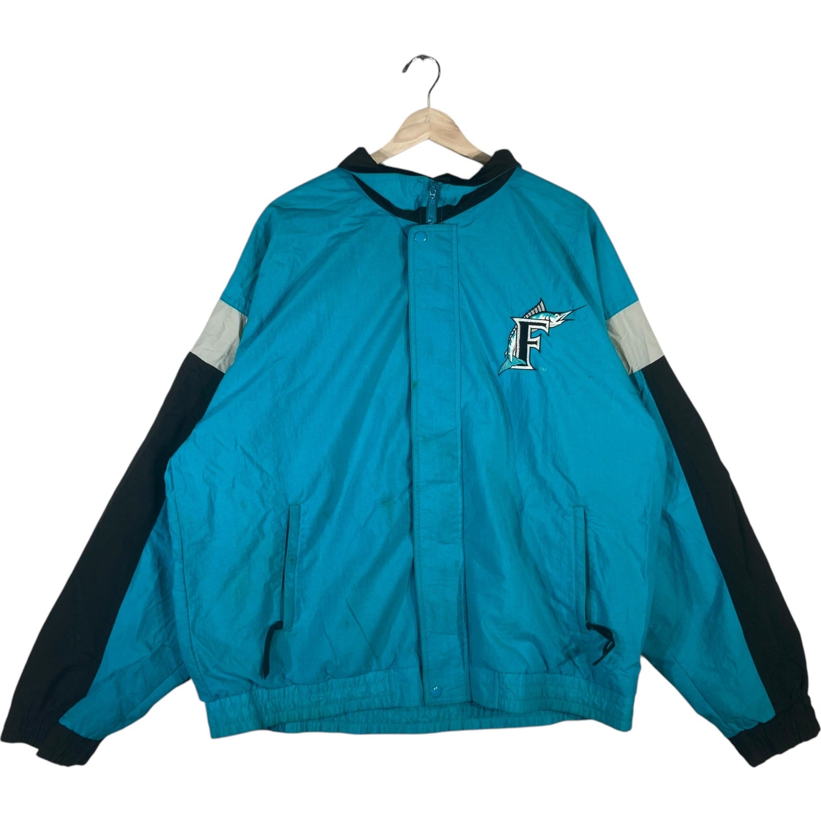 Vintage Florida Marlins Mini Team Logo MLB Jacket