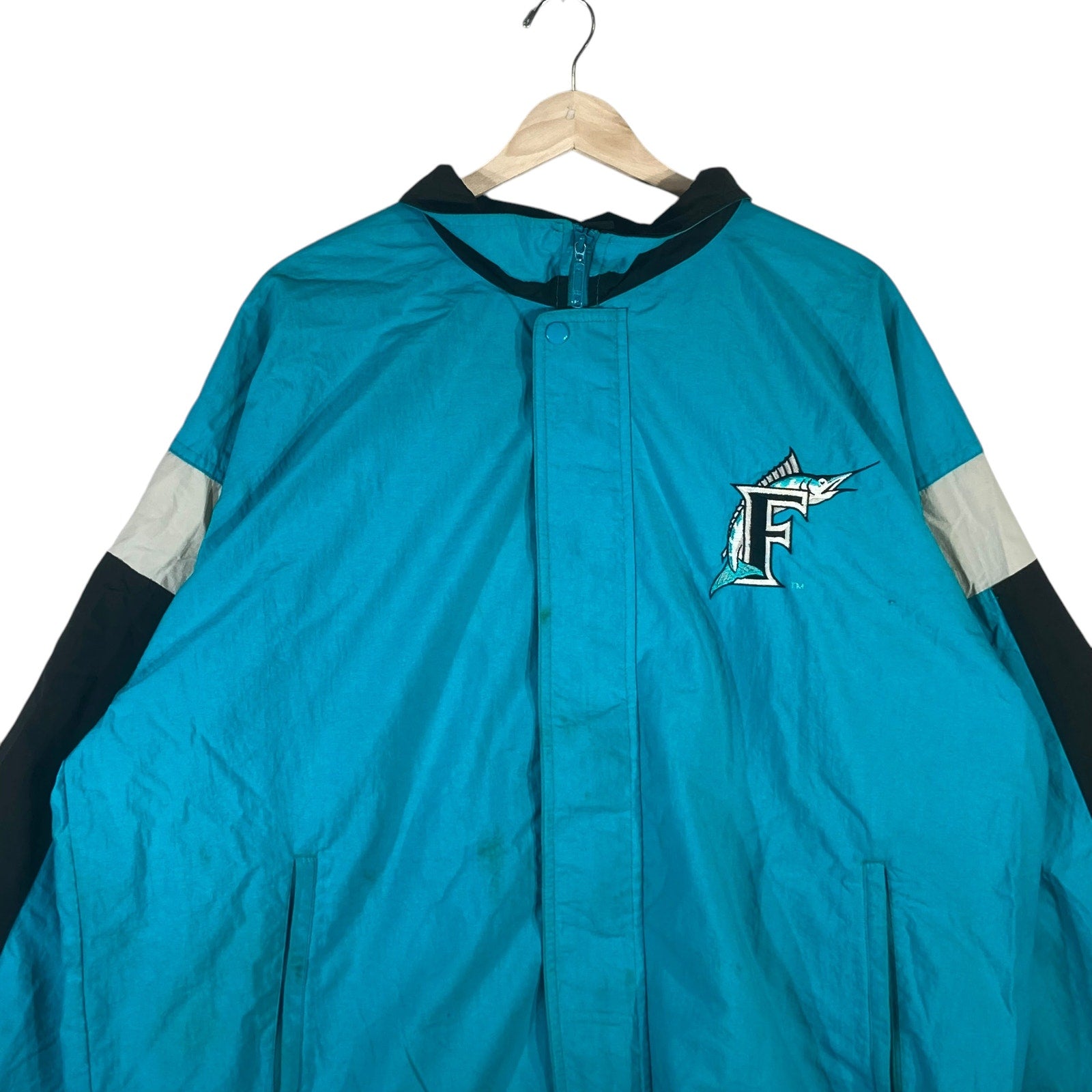 Vintage Florida Marlins Mini Team Logo MLB Jacket