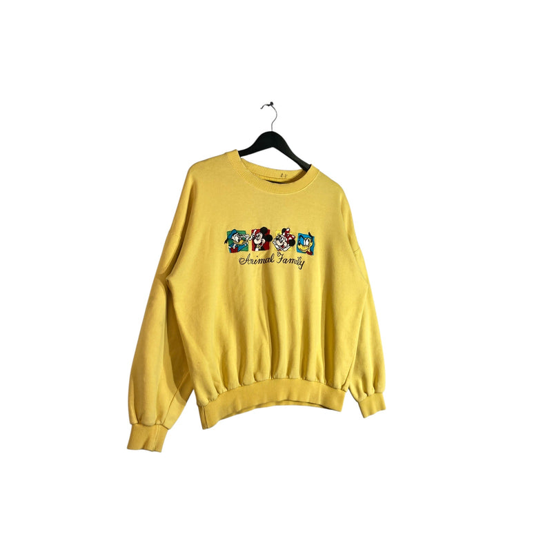 Vintage Disney Characters "Animal Family" Crewneck