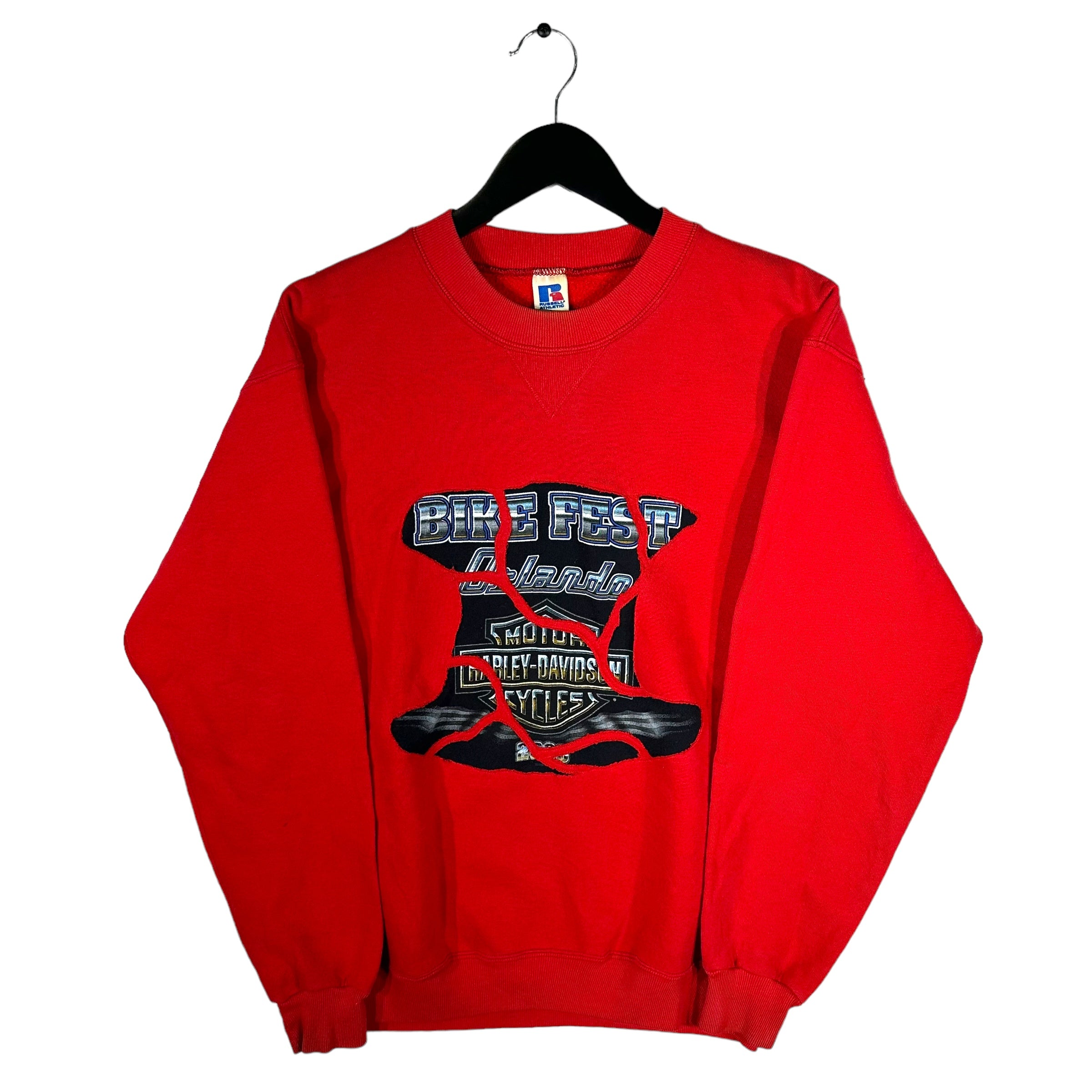 Vintage Harley Davidson Orlando Cut & Sew Crewneck
