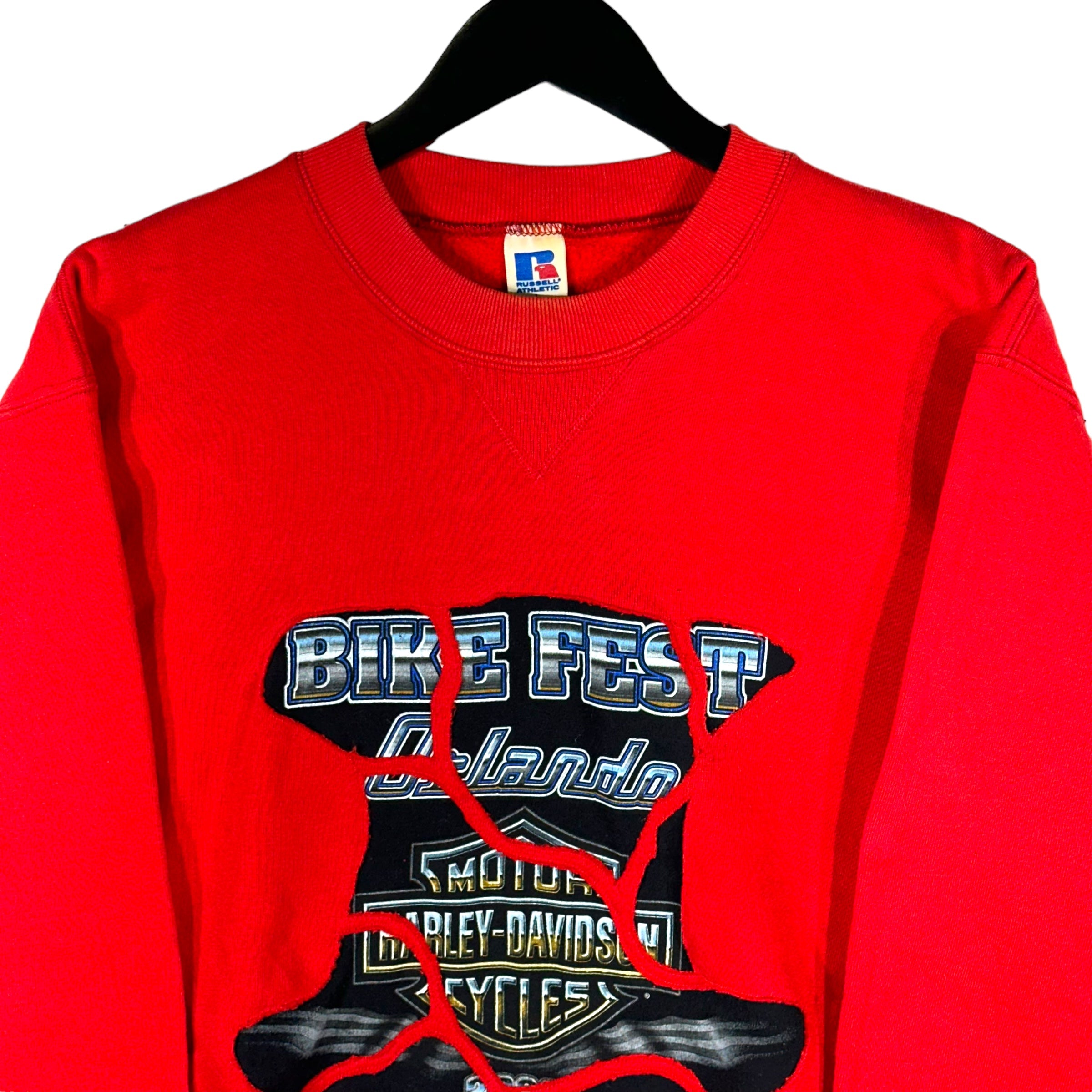 Vintage Harley Davidson Orlando Cut & Sew Crewneck