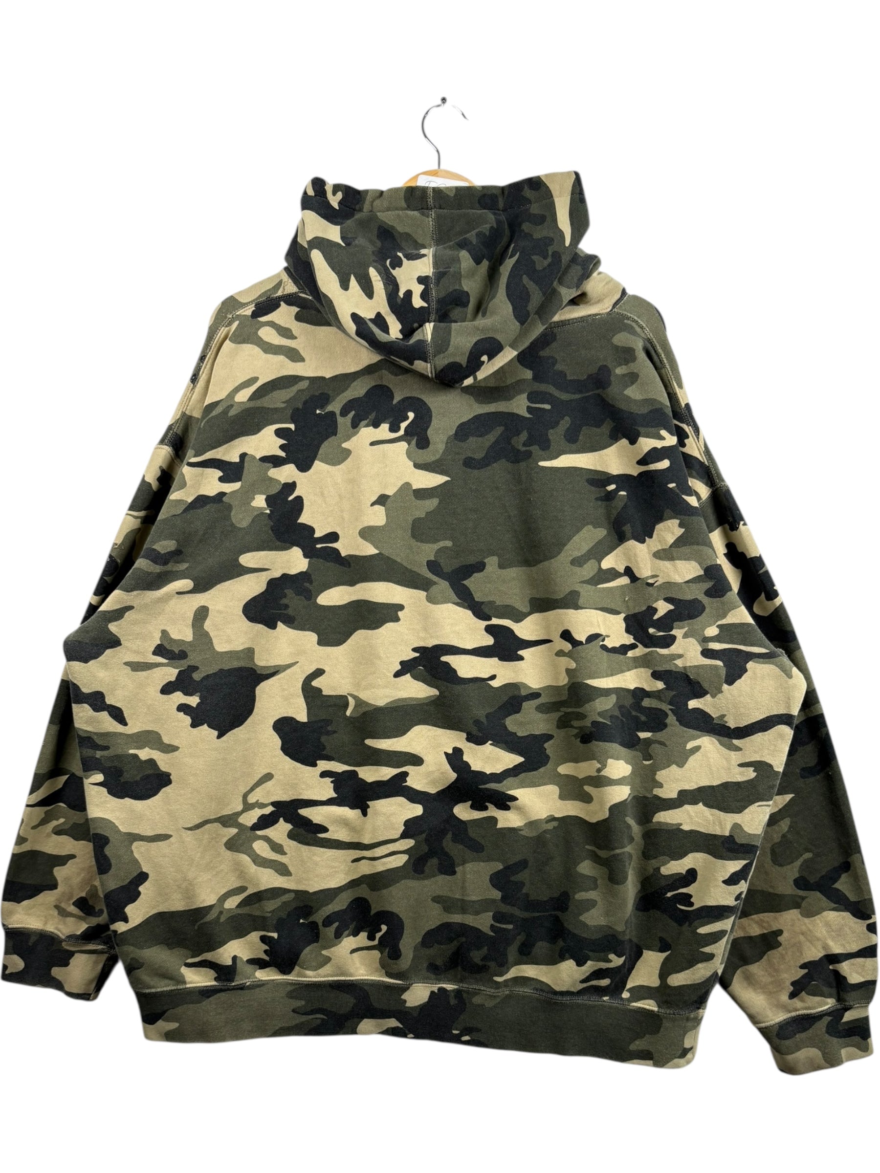 Vintage JNCO Camouflage Boxy Pullover Hoodie