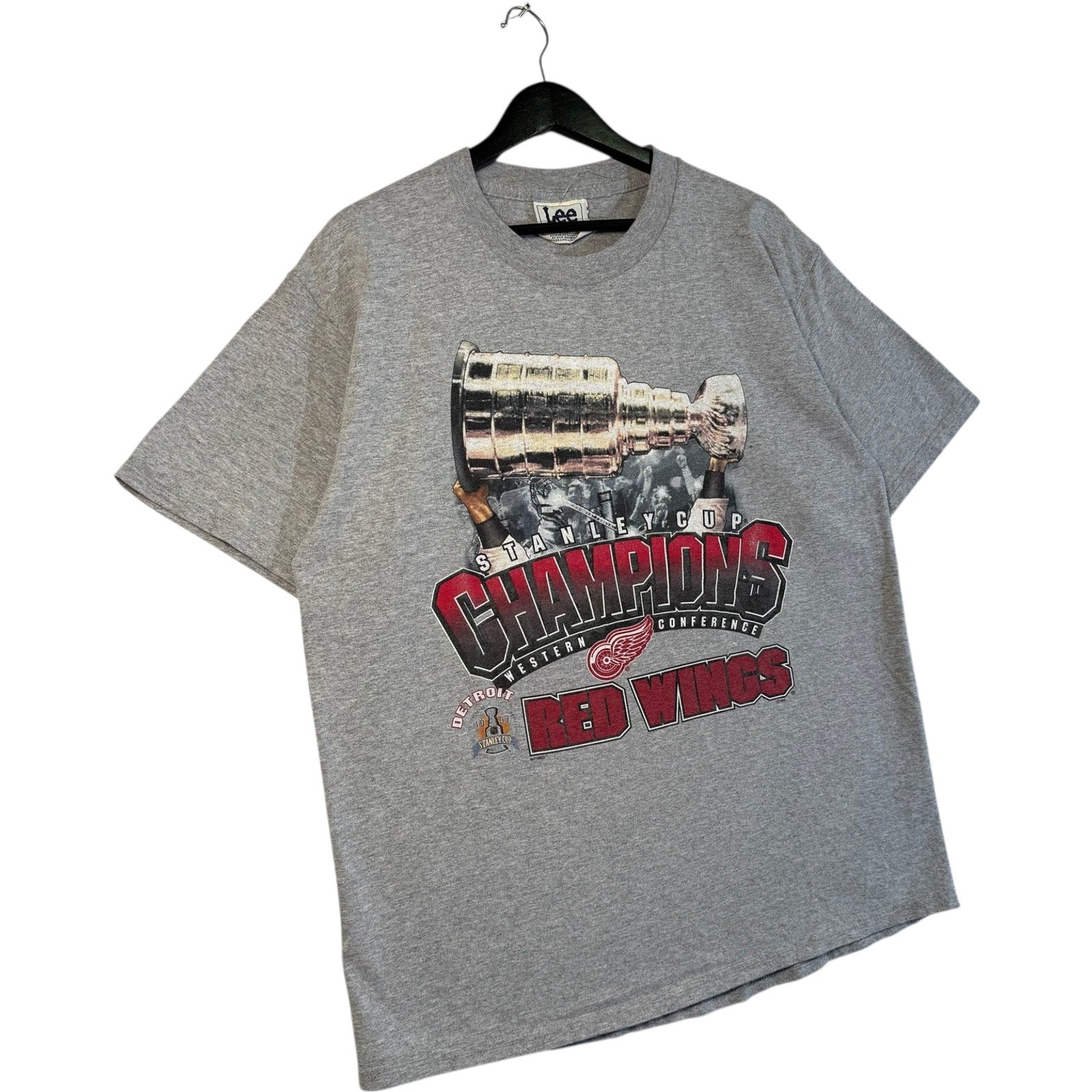 Vintage 1997 Detroit Red Wings Stanley Cup Champions Tee