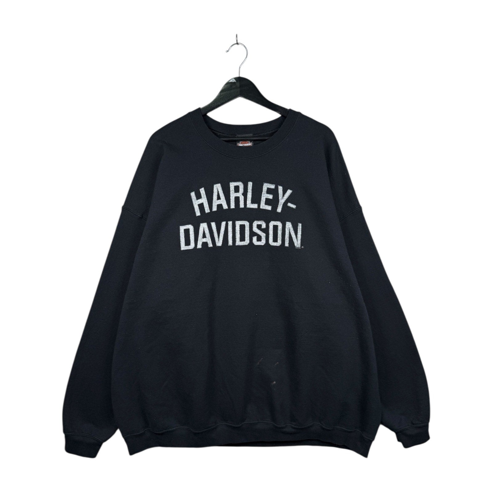 Vintage Harley Davidson Spell Out Wisconsin Crewneck