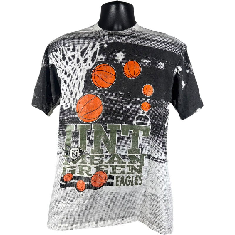 Vintage University Of North Texas Mean Green Basketball Tee