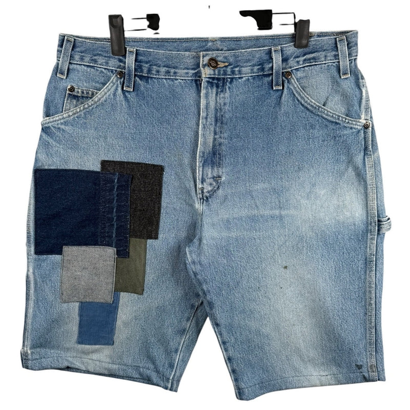 Vintage Dickies Patchwork Denim Shorts 36