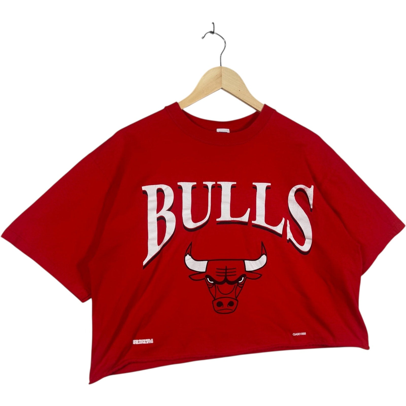 Vintage Russell Athletic Chicago Bulls Cropped Tee