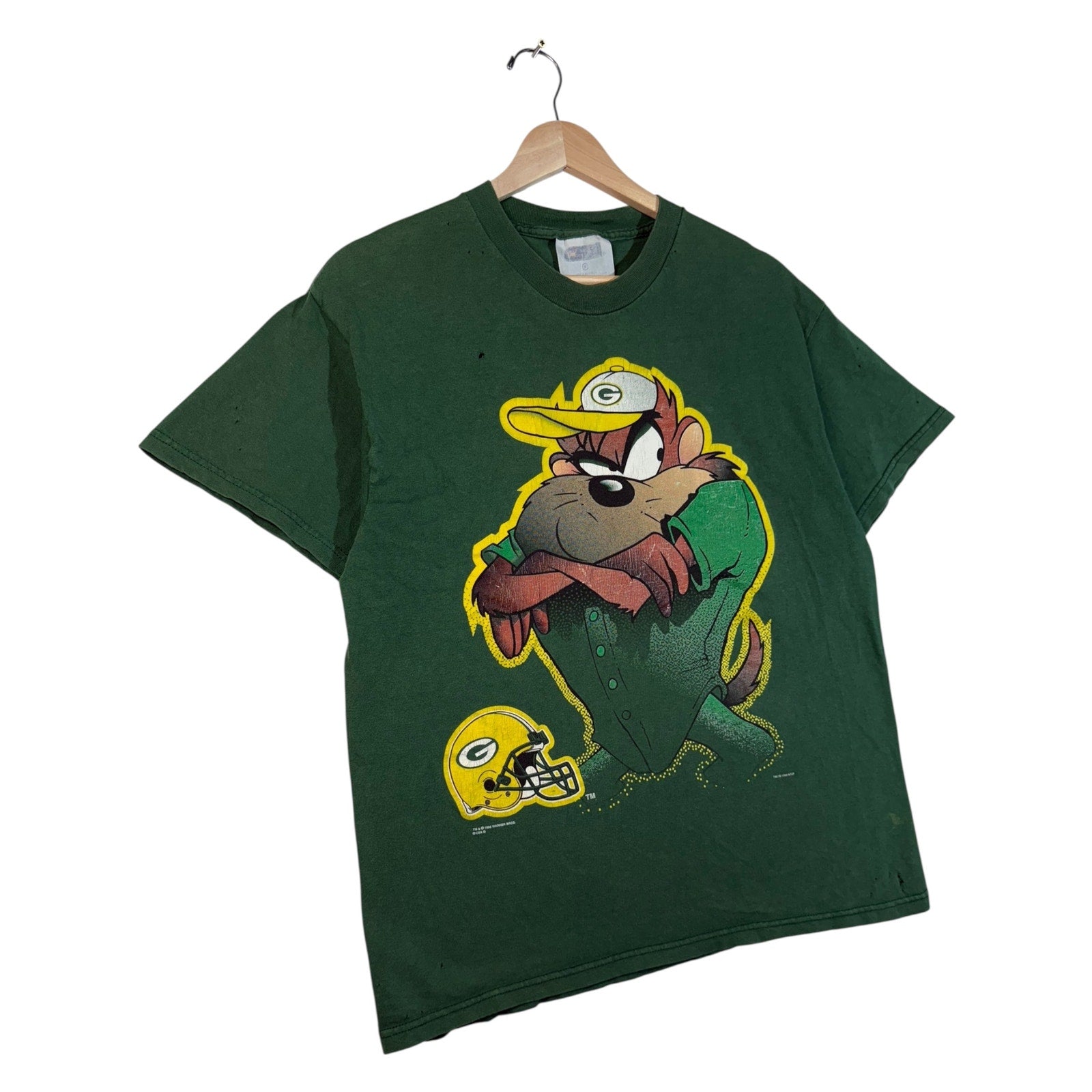 Vintage Green Bay Packers Taz NFL T-Shirt