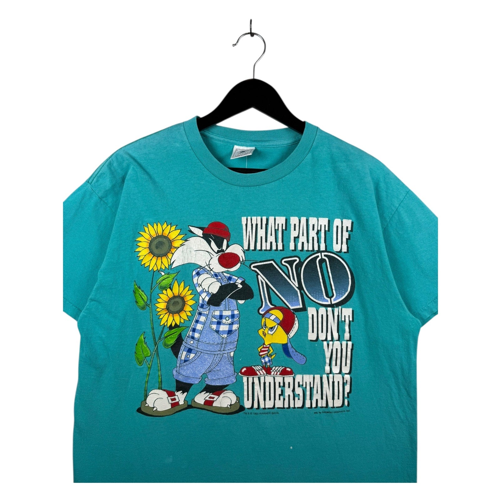 Vintage Looney Tunes Sylvester & Tweety “What Part of No” T-Shirt