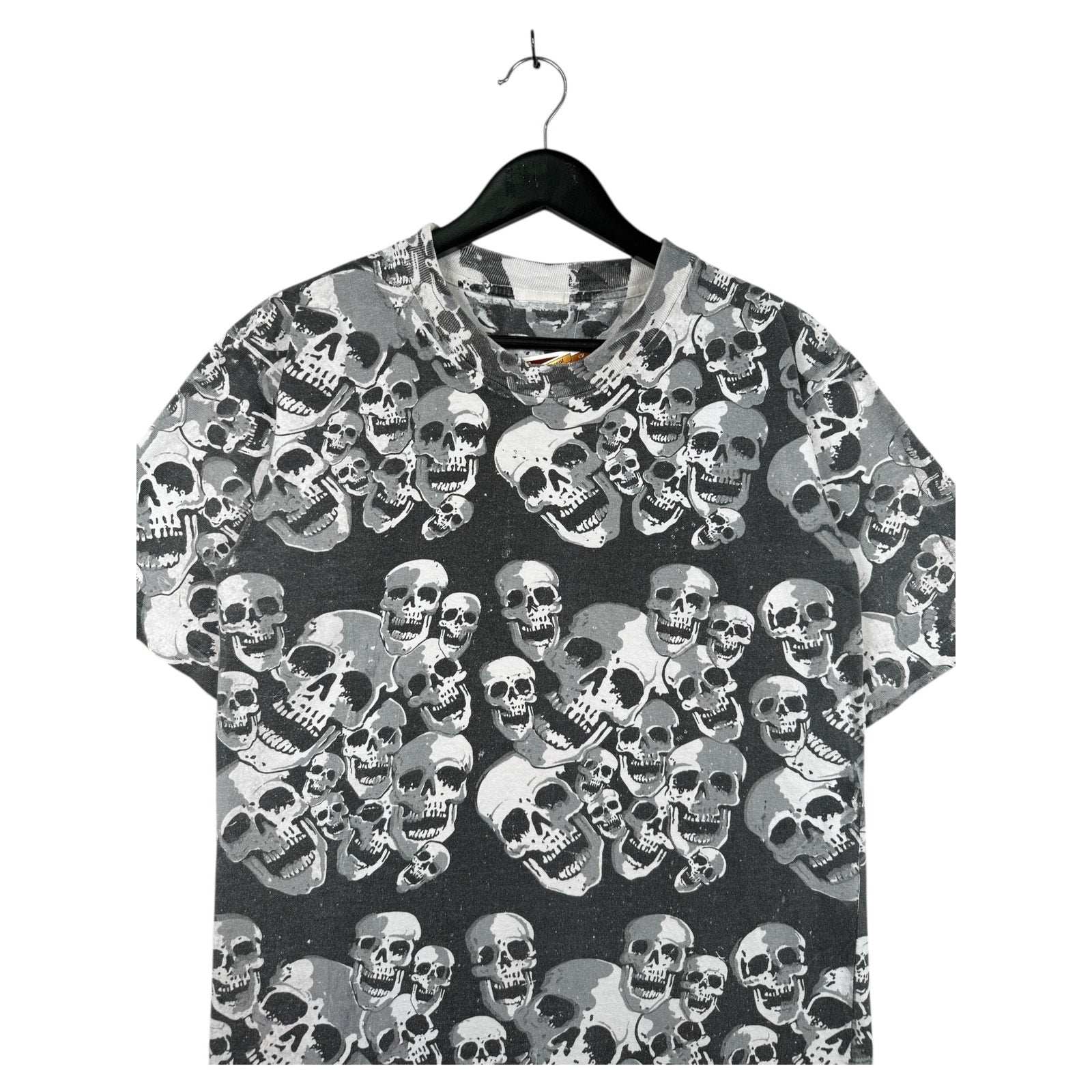 Vintage Skull Skeleton All Over Print T-Shirt
