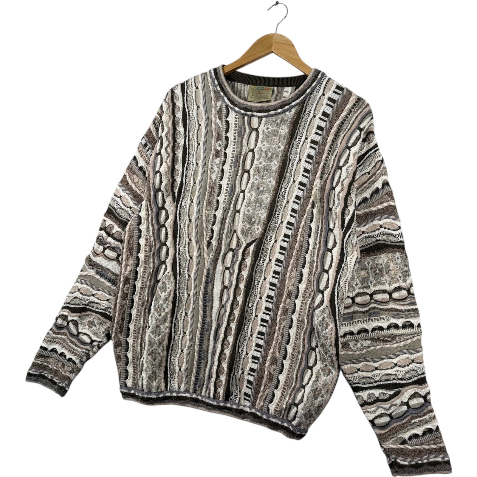 Vintage Coogi 3D Knit Textured Sweater