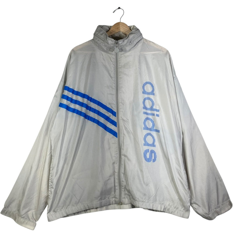 Vintage Adidas 3-Stripes Full Zip Windbreaker