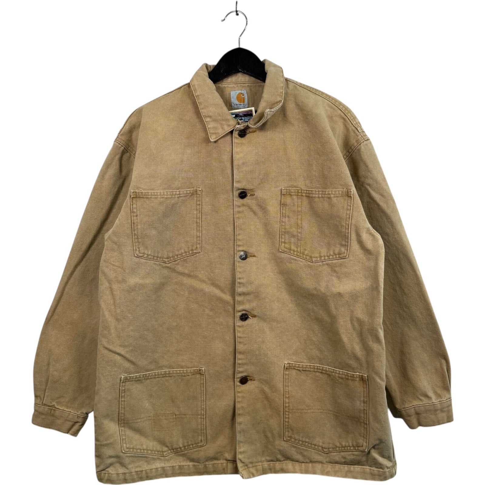 Vintage Carhartt Button Down Workwear Chore Jacket
