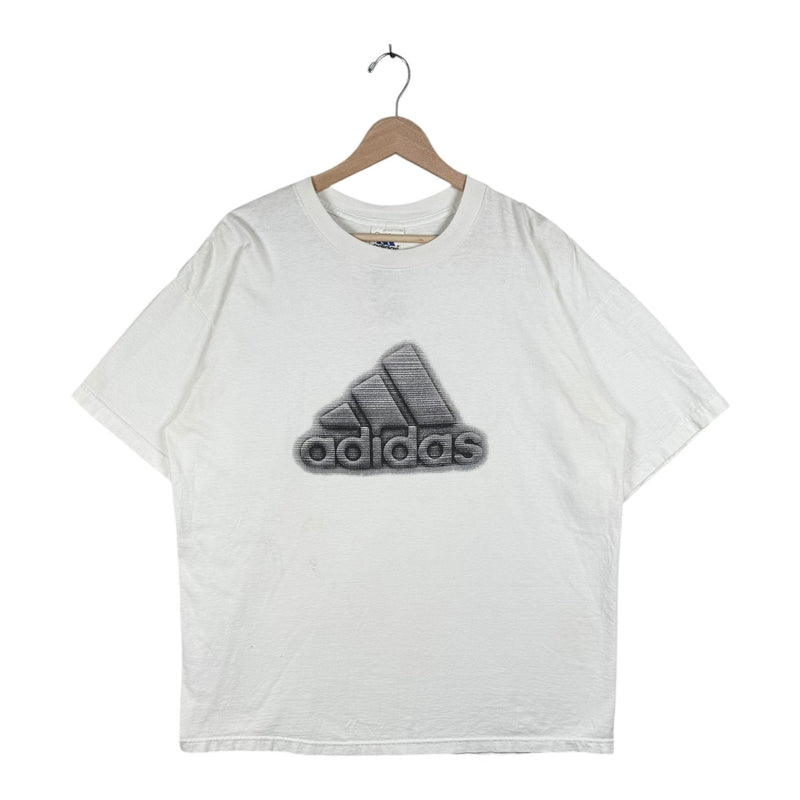 Vintage Adidas 3D Logo Graphic T-Shirt