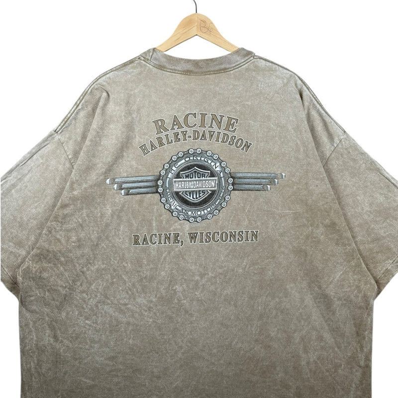 Vintage Harley Davidson Racine Wisconsin 90s T-Shirt