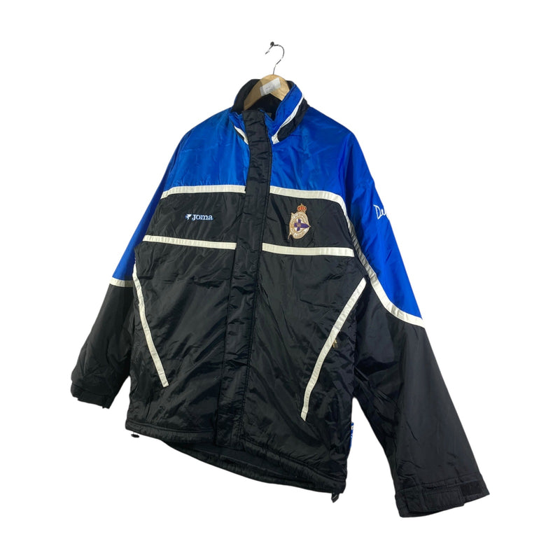 Vintage Deportivo La Coruña Joma Soccer Bench Coat Jacket