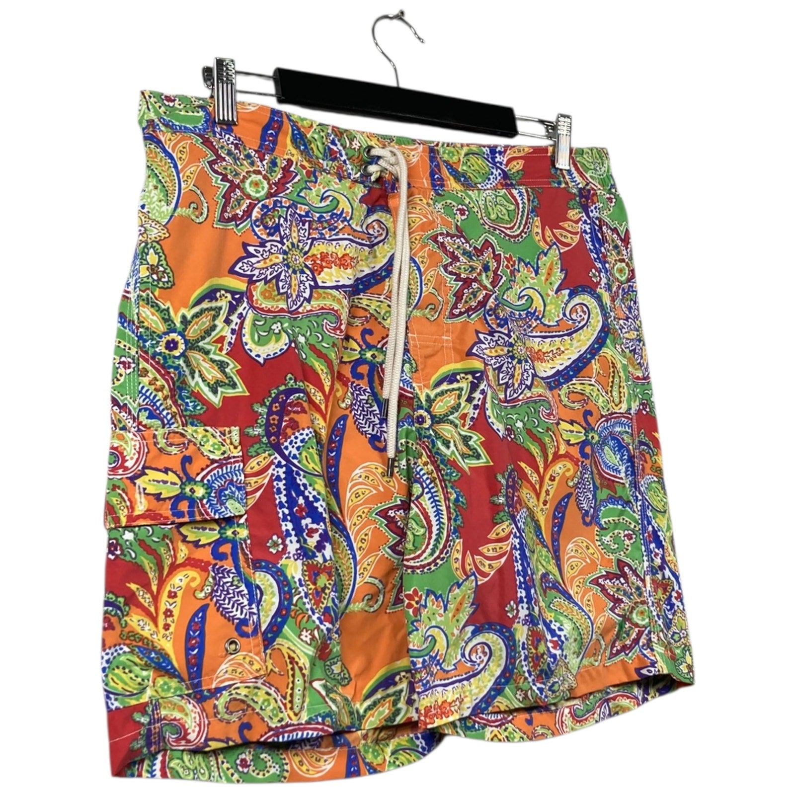 Vintage Polo by Ralph Lauren Paisley Swim Shorts Medium