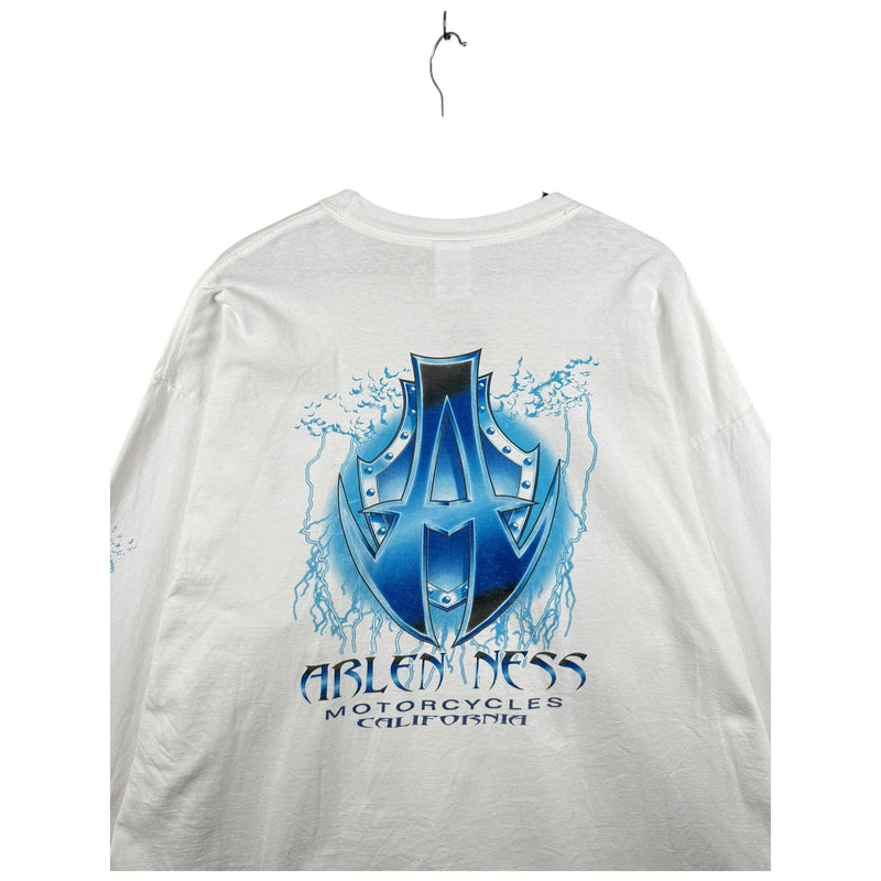 Vintage Arlen Ness Motorcycles California Long Sleeve T-Shirt
