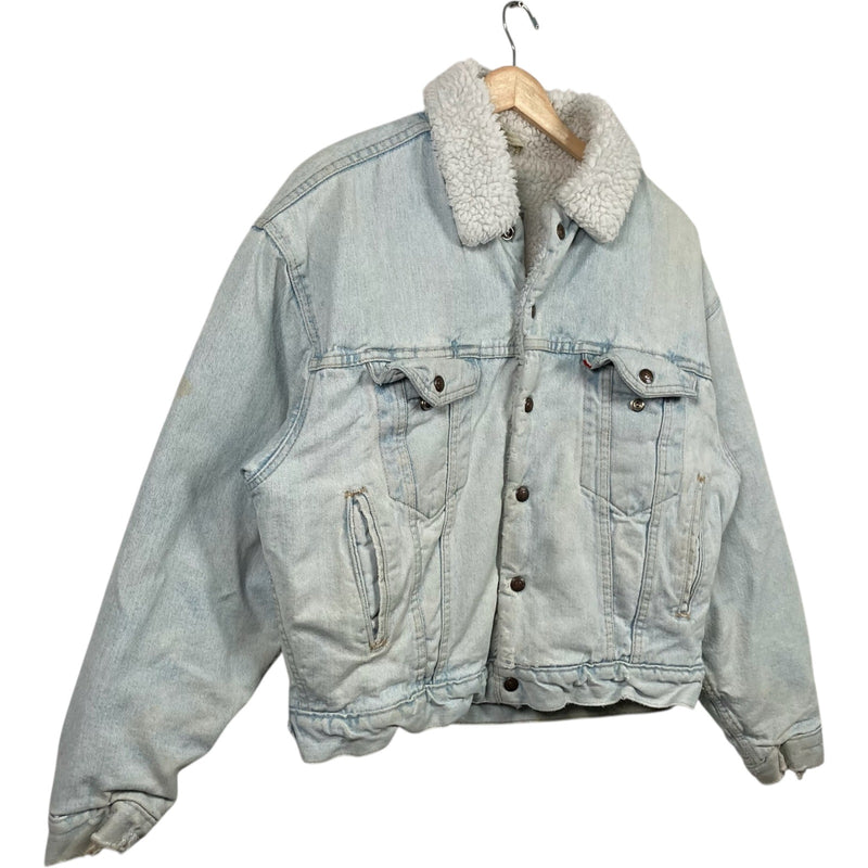 Vintage Levis Trucker Sherpa Lined Denim Jacket