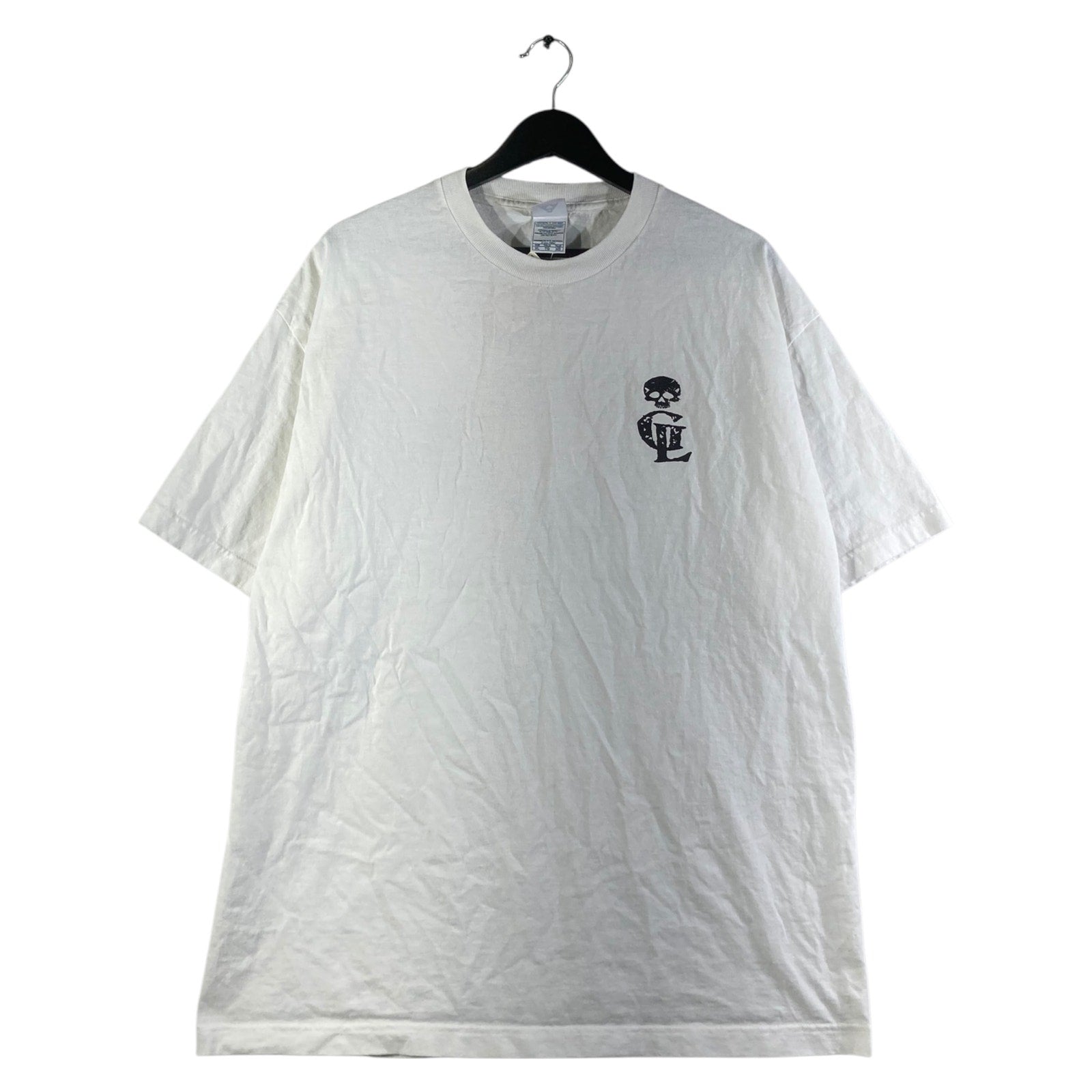 Vintage Gridlock Skateboards Walba Skull T-Shirt