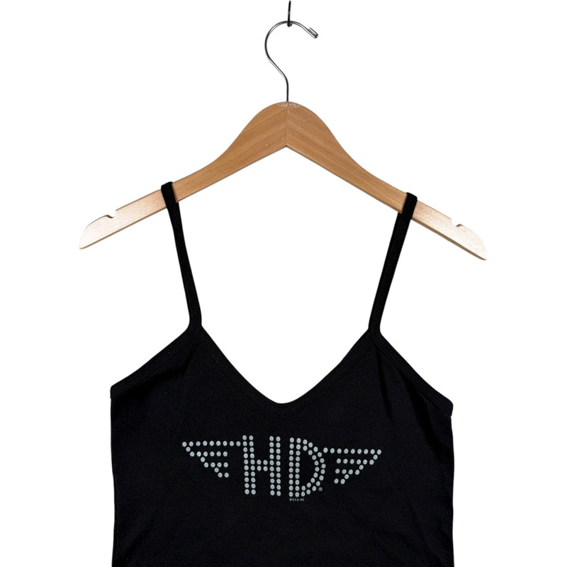 Vintage Harley Davidson Rhinestone Cami Tank Top Women's Tank Top