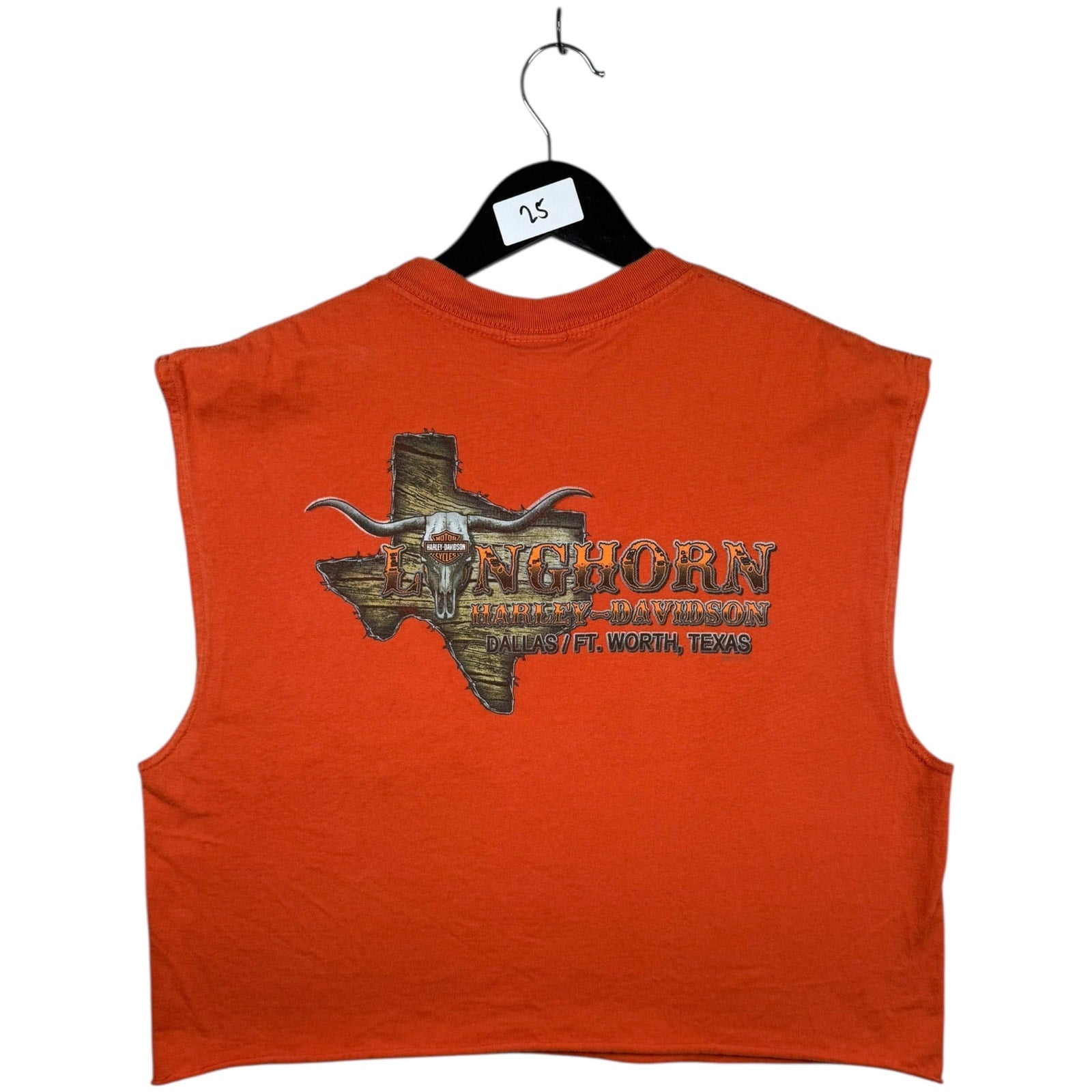 Vintage Harley Davidson Longhorn Dallas Biker Tank Top