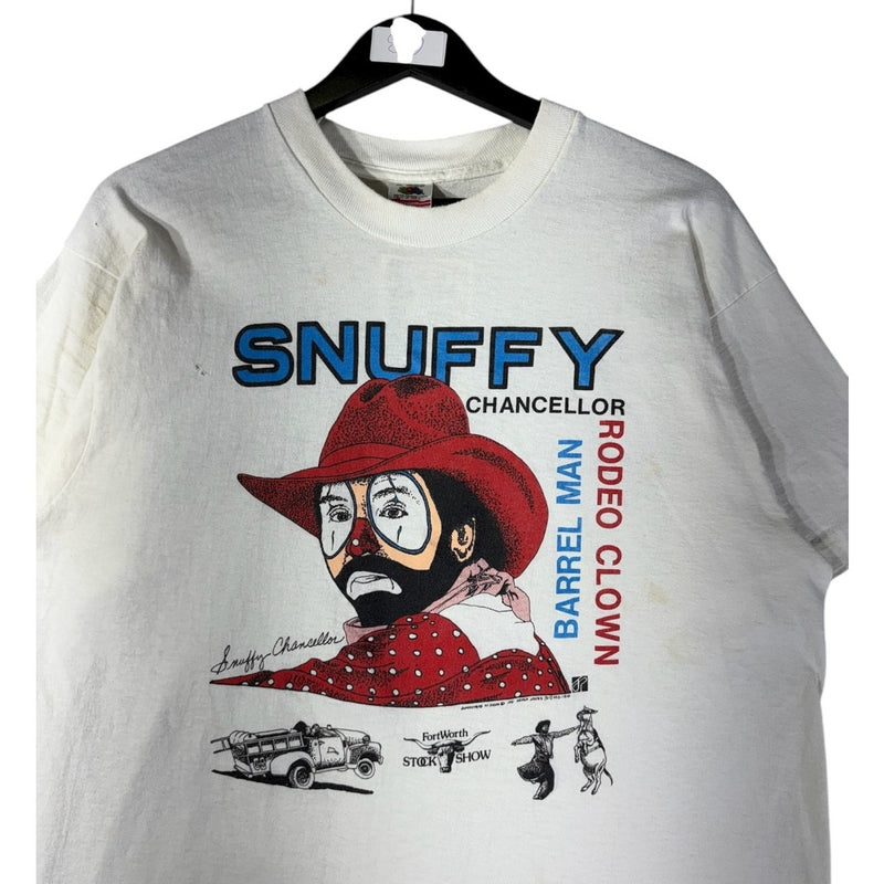 Vintage Snuffy Chancellor Rodeo Clown T-Shirt