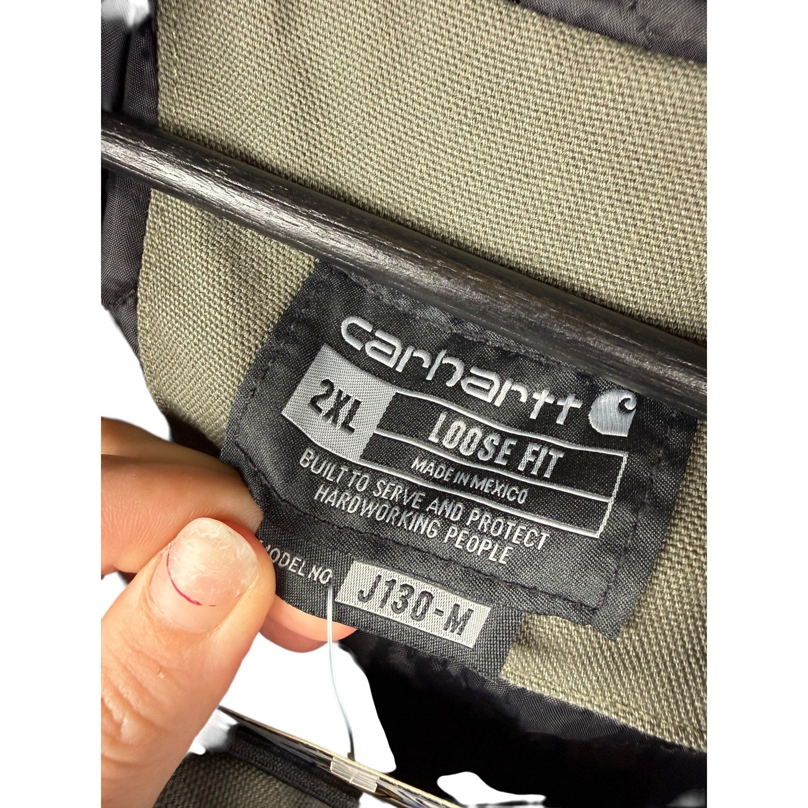 Vintage Carhartt Insulated Full Zip Hoodie