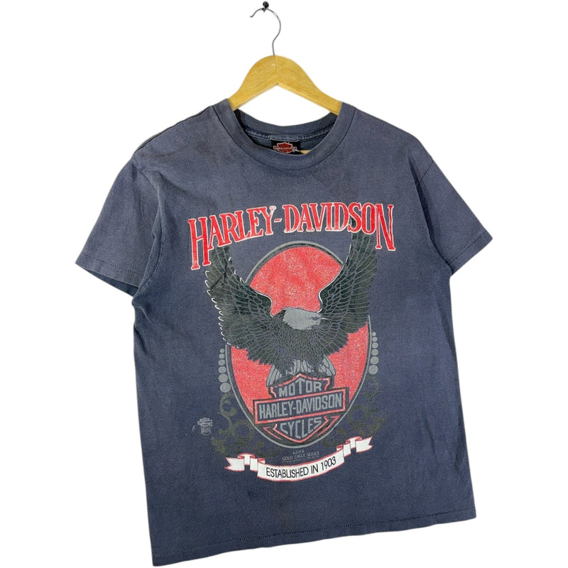 Vintage Harley Davidson Eagle Logo Graphic T-Shirt